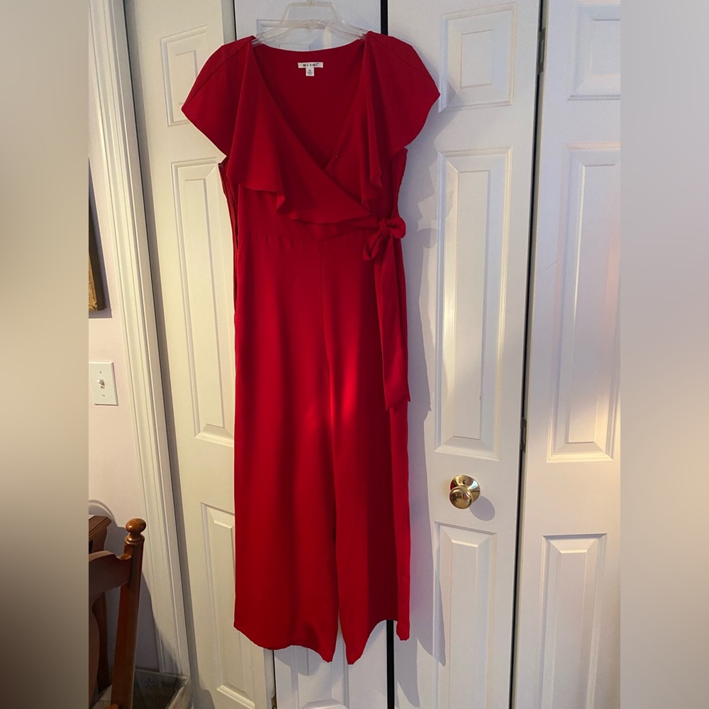 Red Jumpsuit; Francesca’s